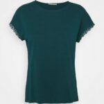 Z62T277 Women Anna Field Basic T-Shirt Teal
