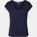 Z62T283 Women Anna Field Basic T-Shirt Dark Blue