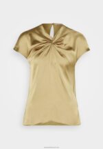 Z62T285 Women Anna Field Print T-Shirt Khaki - Image 5