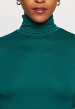 Z62T286 Women Anna Field Print T-Shirt Dark Green - Image 6