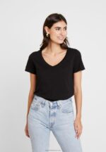 Z62T287 Women Anna Field Basic T-Shirt Black