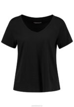 Z62T287 Women Anna Field Basic T-Shirt Black - Image 4
