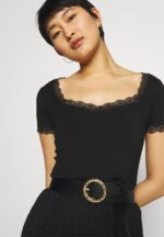 Z62T288 Women Anna Field Basic T-Shirt Black - Image 4