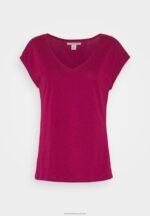 Z62T290 Women Anna Field Basic T-Shirt Berry - Image 5