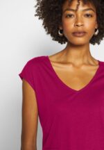 Z62T290 Women Anna Field Basic T-Shirt Berry - Image 6