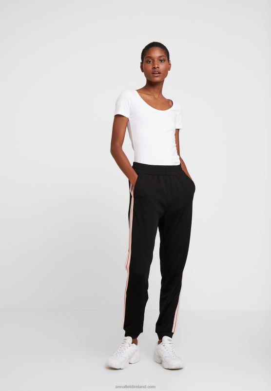 Z62T293 Women Anna Field 2 Pack Basic T-Shirt Black/White - Image 2