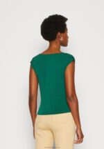 Z62T294 Women Anna Field Print T-Shirt Green - Image 3