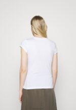 Z62T304 Women Anna Field Basic T-Shirt White - Image 3