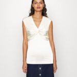 Z62T311 Women Anna Field Print T-Shirt Off-White