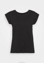 Z62T314 Women Anna Field Basic T-Shirt Black - Image 5