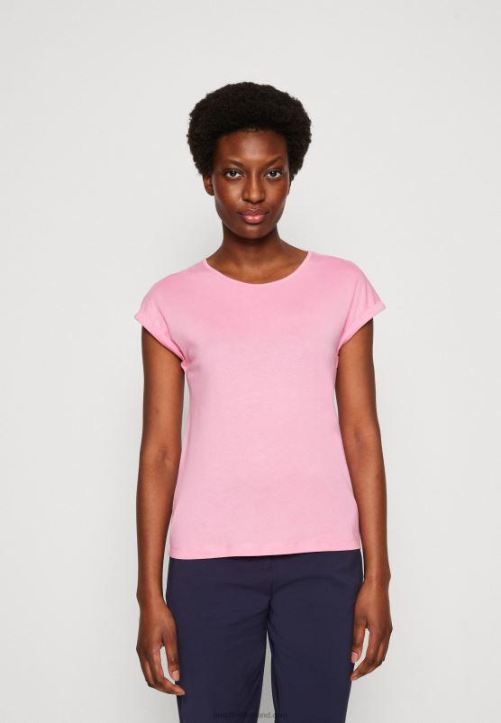 Z62T317 Women Anna Field 3 Pack Print T-Shirt White/Pink/Off-White - Image 4