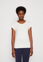 Z62T317 Women Anna Field 3 Pack Print T-Shirt White/Pink/Off-White - Image 5