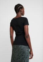 Z62T318 Women Anna Field 2 Pack Basic T-Shirt Black - Image 4