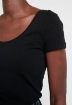 Z62T318 Women Anna Field 2 Pack Basic T-Shirt Black - Image 6