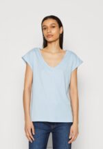 Z62T327 Women Anna Field Basic T-Shirt Light Blue