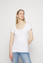 Z62T328 Women Anna Field 3 Pack Basic T-Shirt White - Image 2