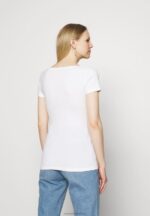 Z62T328 Women Anna Field 3 Pack Basic T-Shirt White - Image 3