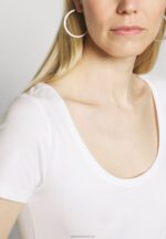 Z62T328 Women Anna Field 3 Pack Basic T-Shirt White - Image 6