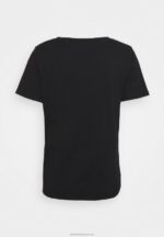 Z62T341 Women Anna Field Basic T-Shirt Black - Image 3