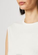 Z62T343 Women Anna Field Basic T-Shirt Off-White - Image 6