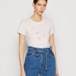 Z62T345 Women Anna Field Print T-Shirt Lilac