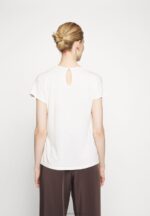 Z62T346 Women Anna Field Print T-Shirt Off White - Image 5