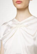 Z62T346 Women Anna Field Print T-Shirt Off White - Image 9