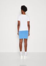 Z62T347 Women Anna Field Print T-Shirt White - Image 3