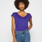 Z62T348 Women Anna Field Basic T-Shirt Clematis Blue