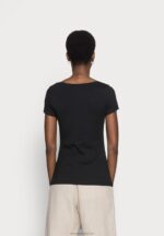 Z62T354 Women Anna Field 2 Pack Basic T-Shirt Black - Image 3