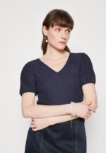 Z62T356 Women Anna Field Blouse Dark Blue - Image 4