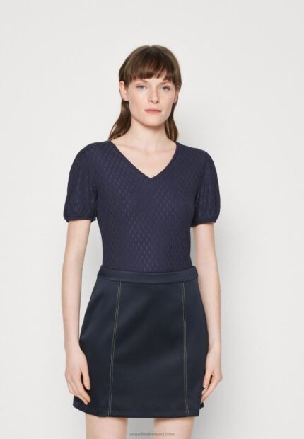Z62T356 Women Anna Field Blouse Dark Blue