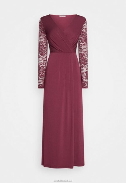 Z62T35 Women Anna Field Cocktail Dress Party Dress Purple
