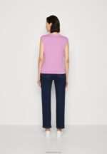 Z62T363 Women Anna Field Basic T-Shirt Lilac - Image 3
