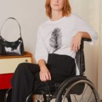 Z62T371 Women Anna Field Print T-Shirt White