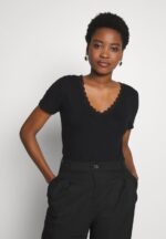 Z62T377 Women Anna Field Basic T-Shirt Black