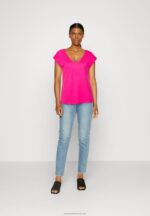 Z62T378 Women Anna Field Basic T-Shirt Pink - Image 2