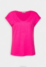 Z62T378 Women Anna Field Basic T-Shirt Pink - Image 4