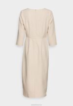 Z62T37 Women Anna Field Cocktail Dress Party Dress Beige - Image 2