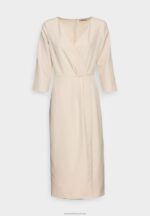 Z62T37 Women Anna Field Cocktail Dress Party Dress Beige
