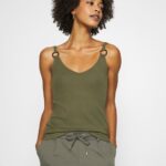 Z62T381 Women Anna Field Top Olive Night