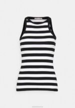 Z62T383 Women Anna Field 2 Pack Top Black - Image 2