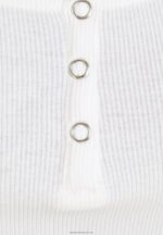 Z62T387 Women Anna Field Top White - Image 3