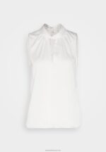 Z62T388 Women Anna Field Top Off-White - Image 5