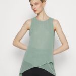 Z62T389 Women Anna Field Top Light Green