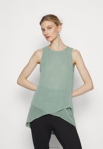 Z62T389 Women Anna Field Top Light Green