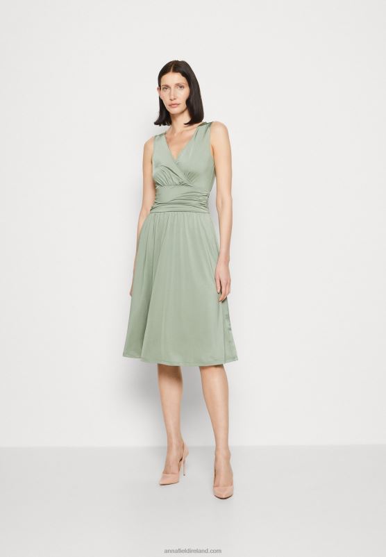 z62t38_women_anna_field_jersey_dress_light_green.jpg Z62T38 Women Anna Field Jersey Dress Light Green - Image 1
