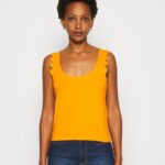 Z62T393 Women Anna Field Top Orange