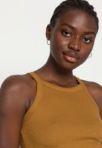 Z62T401 Women Anna Field 2 Pack Top Black/Khaki - Image 6