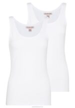Z62T404 Women Anna Field 2 Pack Top White